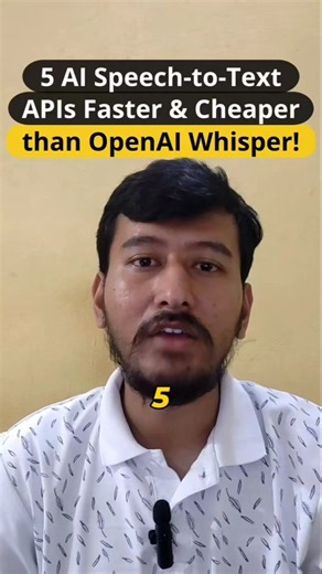 Stop Using OpenAI Whisper! Try These 5 STT APIs ⚡