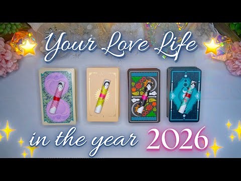 Your LOVE LIFE in 2026 💖✨ SUPER DETAILED Pick a Card Tarot Reading 🔮✨