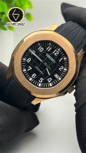Luxury Vault Oman on Instagram: "Elevate your wrist game with this stunning rose-gold Seiko mod ⌚ Bold design • Premium finish • Limited vibes Available now at LuxuryVault Oman #SeikoMod #SeikoMods #RoseGoldWatch #LuxuryWatches #WatchAddict #WatchLovers #WatchStyle #LuxuryVault #Timepiece#watchgamestrong #india #SeikoMod #SeikoMods #watchgame #AutomaticWatch #oman #muscat #uae #seiko #dubai #loveforwatches⌚ #qatar #doha #bahrain #abudhabi #dubailuxury #modwatch #instagram #instareels♥️ #réel"