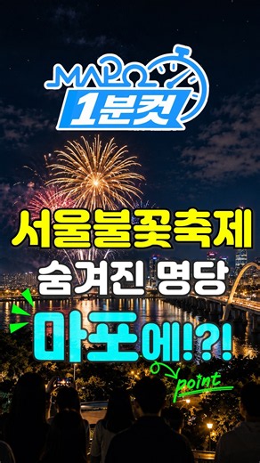 2026 서울세계불꽃축제 하루 전부터 안전관리… 마포구, 인파 대응 나선다 / 마포1분컷(26.09.03.)