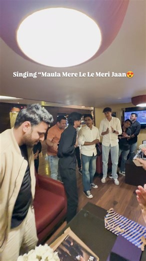 SRK ARYAN FAN CLUB on Instagram: "Our TSRK Mumbai FC member, Vishal, sang “Maula Mere Le Le Meri Jaan” what an incredible talent! We truly enjoyed every moment. . . . #ShahRukhKhan #srk #chakdeindia"