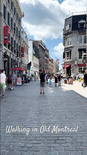 Walking in Old Montreal 🇨🇦🇨🇦🇨🇦