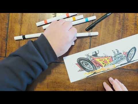 You WONT Believe How This Hot Rod Drawing Turns Out!