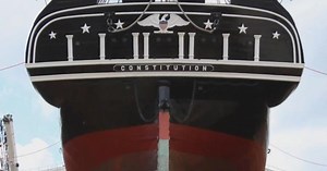 USS Constitution returns to Boston's waters after extensive repairs