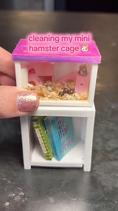 help me clean my mini hamster cage 🩷 #mini #miniature #hamster #petcare #fblifestyle | Lily Collects