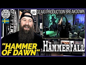 ROADIE REACTIONS | HammerFall - "Hammer of Dawn"
