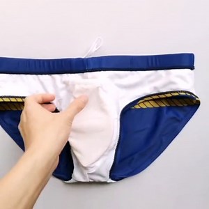 Watch Sexy Men Swimwear Low Waist Swim Briefs on Amazon Live