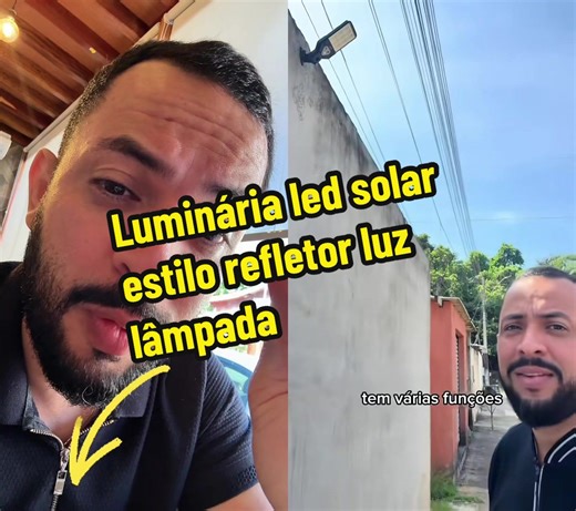 #dueto com @Ayrton Shop 🛒 Luminária led solar estilo refletor luz lâmpada
