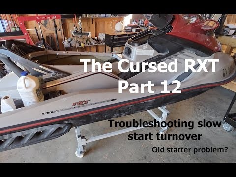 The Cursed RXT Part 12 - Slow turnover a starter issue?