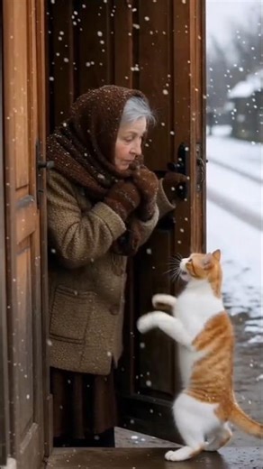 A Mother’s Love Led Her to a Stranger’s Door ❤️🐱 | Emotional Rescue #shorts