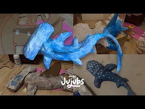 tubarão-martelo de papelão 🦈 / designjujubs