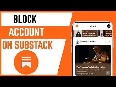 How To Block Account On Substack