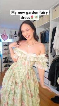 my new garden fairy dress🌷🧚‍♀️ use code KIANA for 10% off #SelkieAffiliate #fantasydress