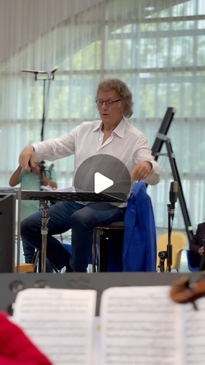 André Rieu on Instagram: "Rehearsals & recordings this week at our studio in Maastricht!"
