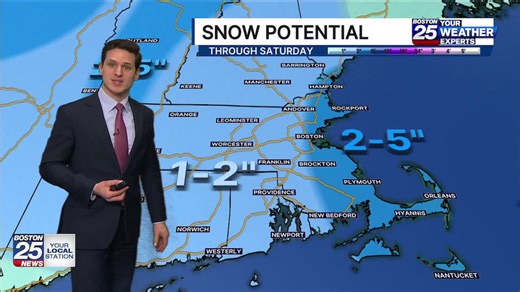 Boston 25 weather: Thursday afternoon forecast