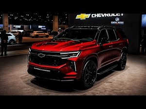 New 2026 Chevrolet Tahoe Review | Aggressive Red & Black SUV