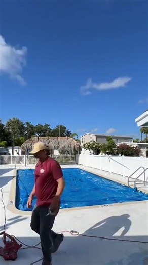 ☀ Poolside Transformation in Action! 💦✨ Watch this Flake Epoxy Pool Deck come to life—enhancing durability, slip resistance, and style! No more cracks or faded concrete, just a sleek, long-lasting finish perfect for sunny days. 👉 Ready to upgrade your outdoor space? Contact us today!