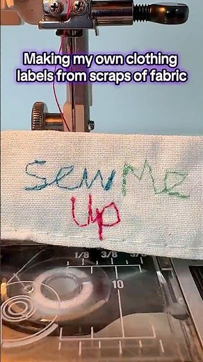 How to make your own clothing labels for free #sewing