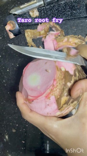 Taro root fry #cooking #recipe #easyrecipe #quickrecipe #taroroot #shorts