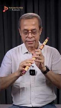 How to use seventh hol in Bansuri flute. #punamflutes #flute #bansuri #seventhhole #flutemusic