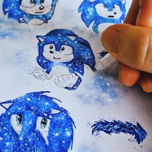 EclipseSpace_Art on Instagram: "🔸️'Expressive, Distinct Nature of Sonic' Artwork 🔸️. As a hardcore Sonic fan, I always find myself enjoying playing its games as a franchise, to be honest 😁. Personally, I enjoyed loving them, especially having "Sonic Adventure 2," "Sonic Frontiers," "Sonic Unleashed," the original 3 games including CD and lastly "Sonic Generations" with the newly latest entry in the series, "Shadow Generations" being my personal favourites still to this da