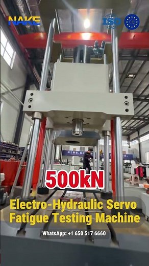 500KN Electro Hydraulic Servo Fatigue Testing Machine #materialtesting #fatiguetestingmachine