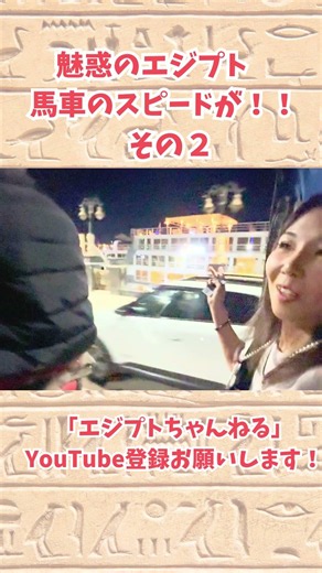 魅惑のエジプト 暴走馬車に乗ってみた！その２ #50代 #50代 #海外旅行 #エジプト