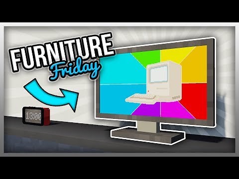 ✔️ MrCrayfish's Furniture Mod: Flatscreen TV (The Modern Update)