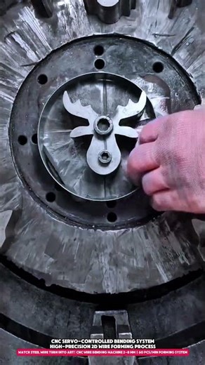 Watch Steel Wire Turn Into Art! CNC Wire Bending Machine 2–8 mm - 60 pcs/min Forming System