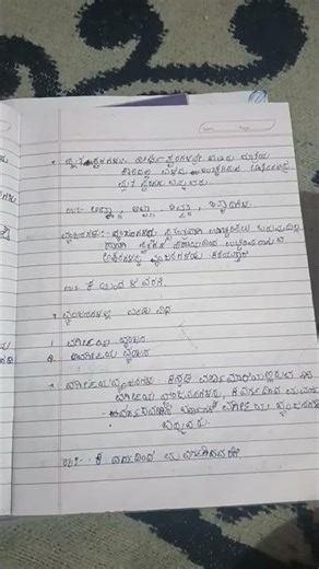 Kannada grammar for grade 7th class work