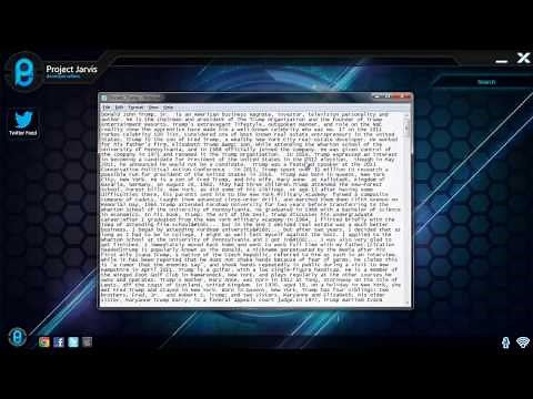 Jarvis v0.1 (Artificial Intelligence based Operating System)