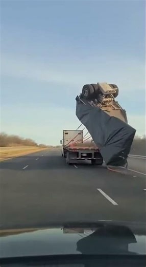 Truck’s Oversized Load DESTROYED Under Bridge