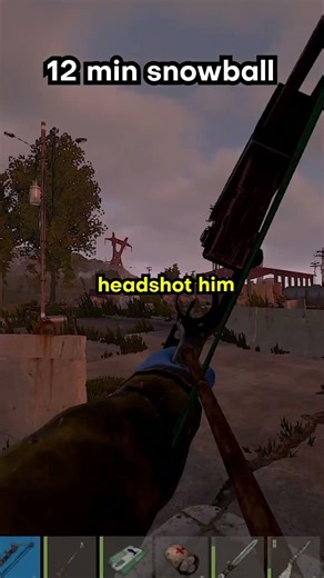 12 min Snowball #rust #rustsolo #rustsolomovie #rustgame