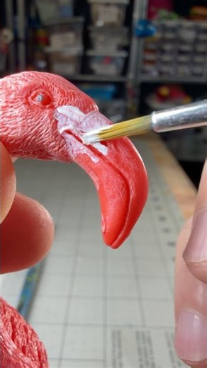 Can I paint this toy flamingo to be more realistic?