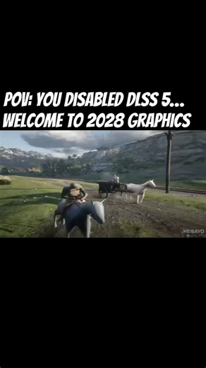 Turning off DLSS 5 in 2 years be like… #dlss5 #rdr2 #gta5 #hogwartslegacy