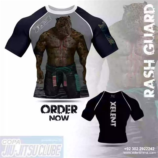 Unleash the Beast Inside – XELENT MMA Rash Guard 🐆🔥 --- Dominate every fight with confidence and style! 💪 The XELENT MMA Rash Guard from Copa Jiu Jitsu Clube is built for true warriors who never back down. Designed with premium fabric, it offers ultimate comfort, durability, and performance — whether you’re training, rolling, or competing! 🥋 Stand out in every session and show your beast mode with this fierce design! 💥 📞 Order Now: 92-315-80-37-485 🌐 Visit: www.xelentmma.com --- #XelentMM