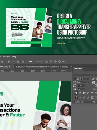 Photoshop flyers design 🥹 #flyersdesign #photoshop