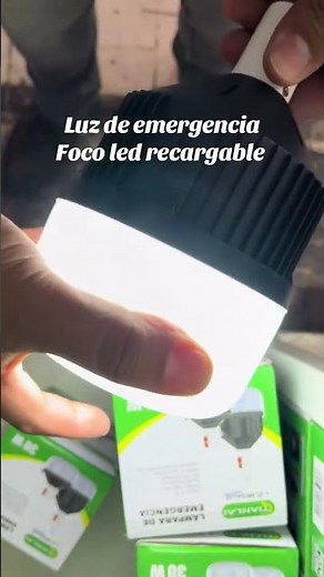 Luz de emergencia foco led recargable