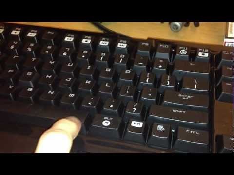 FIX for Razer Blackwidow Ultimate spacebar key jammed or stuck problem