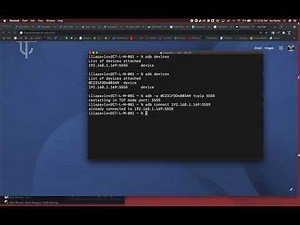 Connect ADB Android devices over wifi