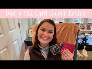 Dior & Saint Laurent Card Holder (YSL card holder) Review