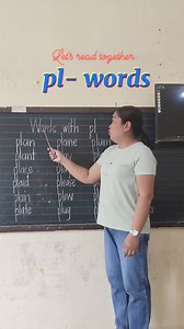2.8K views · 38 reactions | Let's read together Words with pl #reading #education | Teacher Anne | Facebook