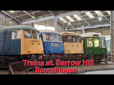 Trains at Barrow Hill Roundhouse