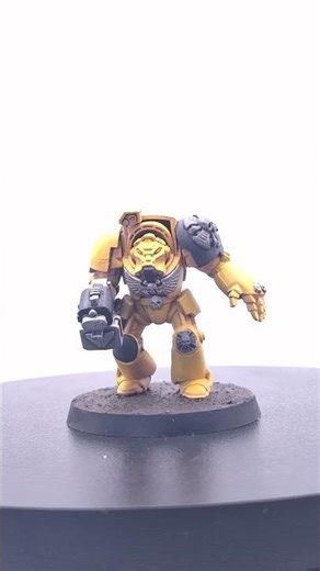Imperial Fist terminator #warhammer40k #miniaturepainter #warhammer #spacemarines