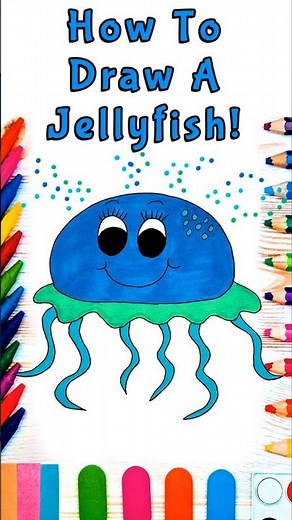 🪼 How To Draw A Jellyfish!