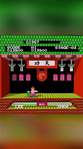 Yie Ar Kung-Fu (NES): Lee vs Chen