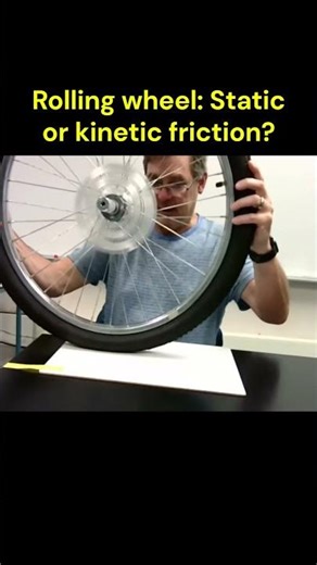 Static or kinetic friction in rolling wheels?