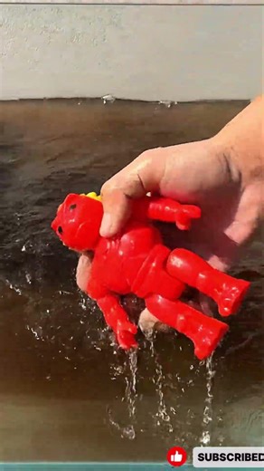 DIRTY TO CLEAN Red Dinosaur Toy 💦 ASMR Relaxing