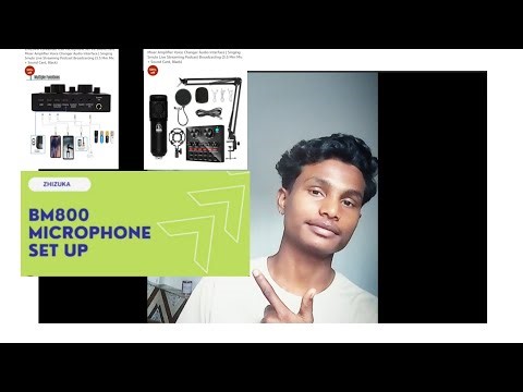 BM800 MICROPHONE SET UP & UNBOXING (HOME STUDIO SET UP)