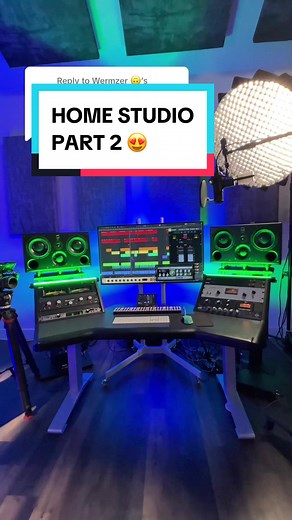 Replying to @Wermzer 🙃 Home Studio Tour (Part 2) #homestudio #musicproduction #sonyc800g